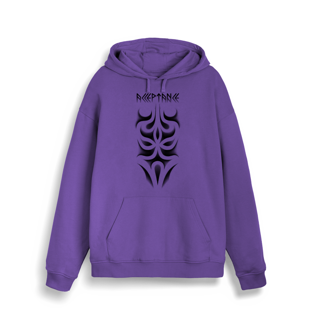 Purple Love \u201cAcceptance\u201d Vibrant Hoodie