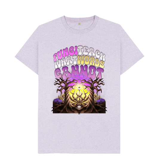 Light Purple \"Fungi Teach What Words Cannot\" Remill Tee