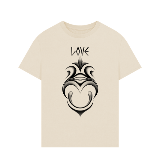 Oat \"Love\" Oversized Tee