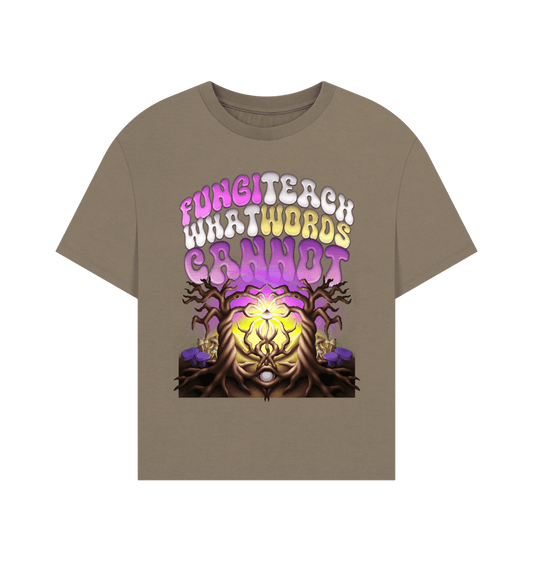 Willow \"Fungi Teach What Words Cannot\" Relaxed Tee