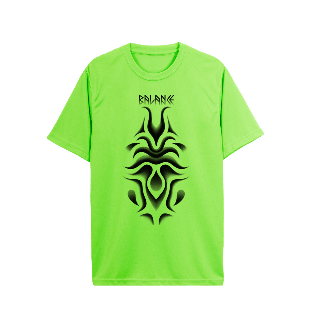 Electric Green \u201cBalance\u201d Dance Tee