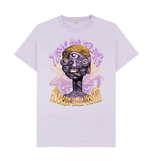 Light Purple \"Taste the Colors - Awaken Your Vision\" Recycled Tee