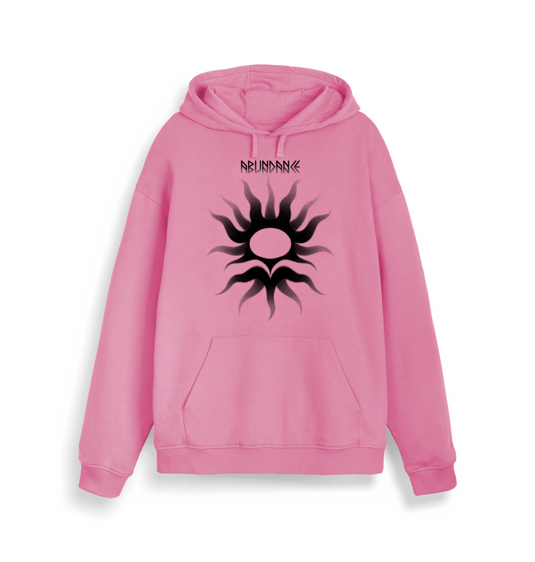 Bubble Pink \u201cAbundance\u201d Vibrant Hoodie