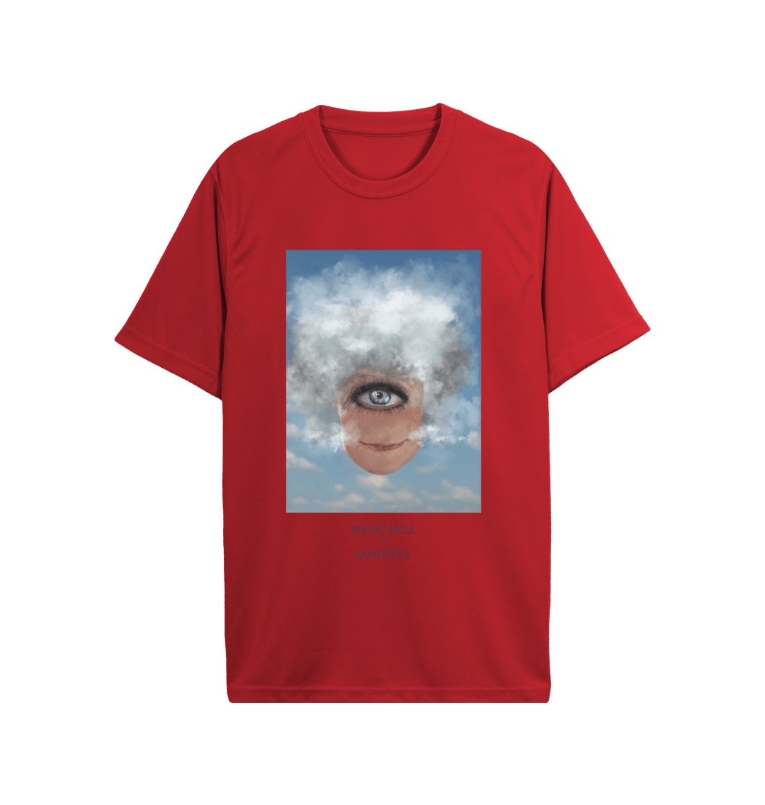 Fire Red Jenny Puronne \u201cMind Full or Mindfull\u201d Dance Tee