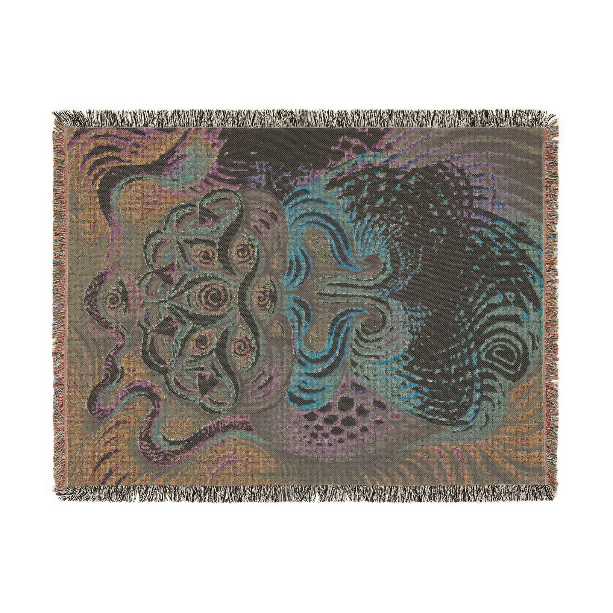 Drop Out Of Your Mind - Woven Blanket