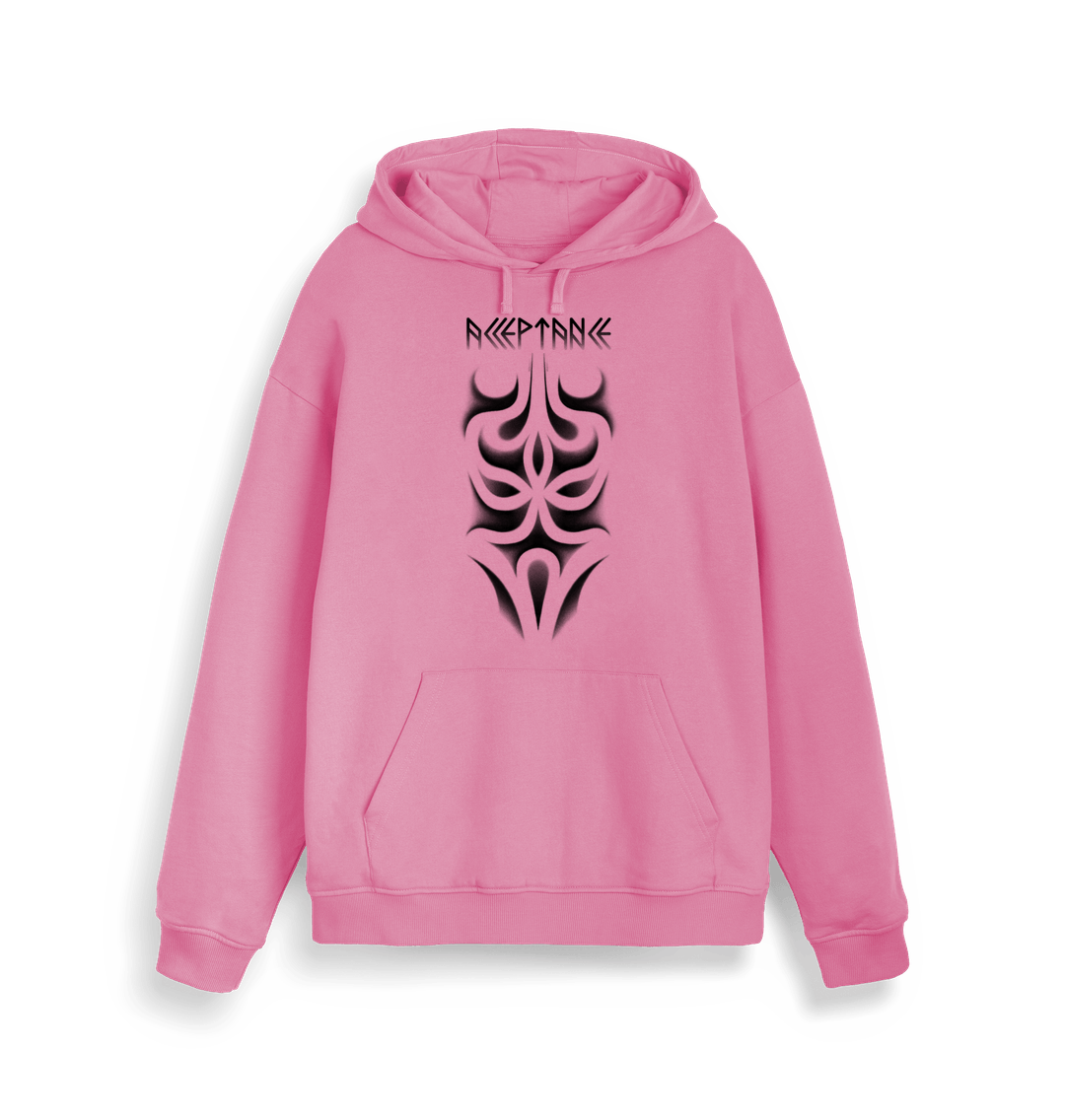 Bubble Pink \u201cAcceptance\u201d Vibrant Hoodie