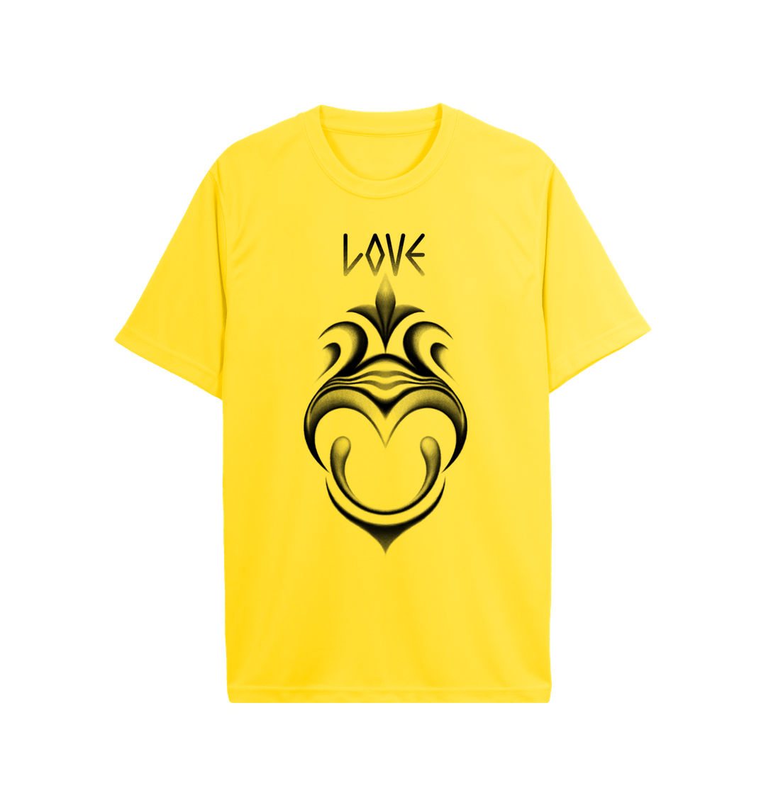 Sun Yellow \u201cLove\u201d Dance Tee