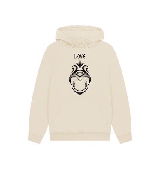 Oat \"Love\" Kangaroo Hoodie