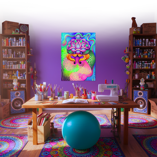 Drop Out Of The Mind - Fine Art Poster
