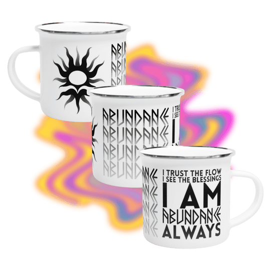 Abundance - 12oz Enamel Mug