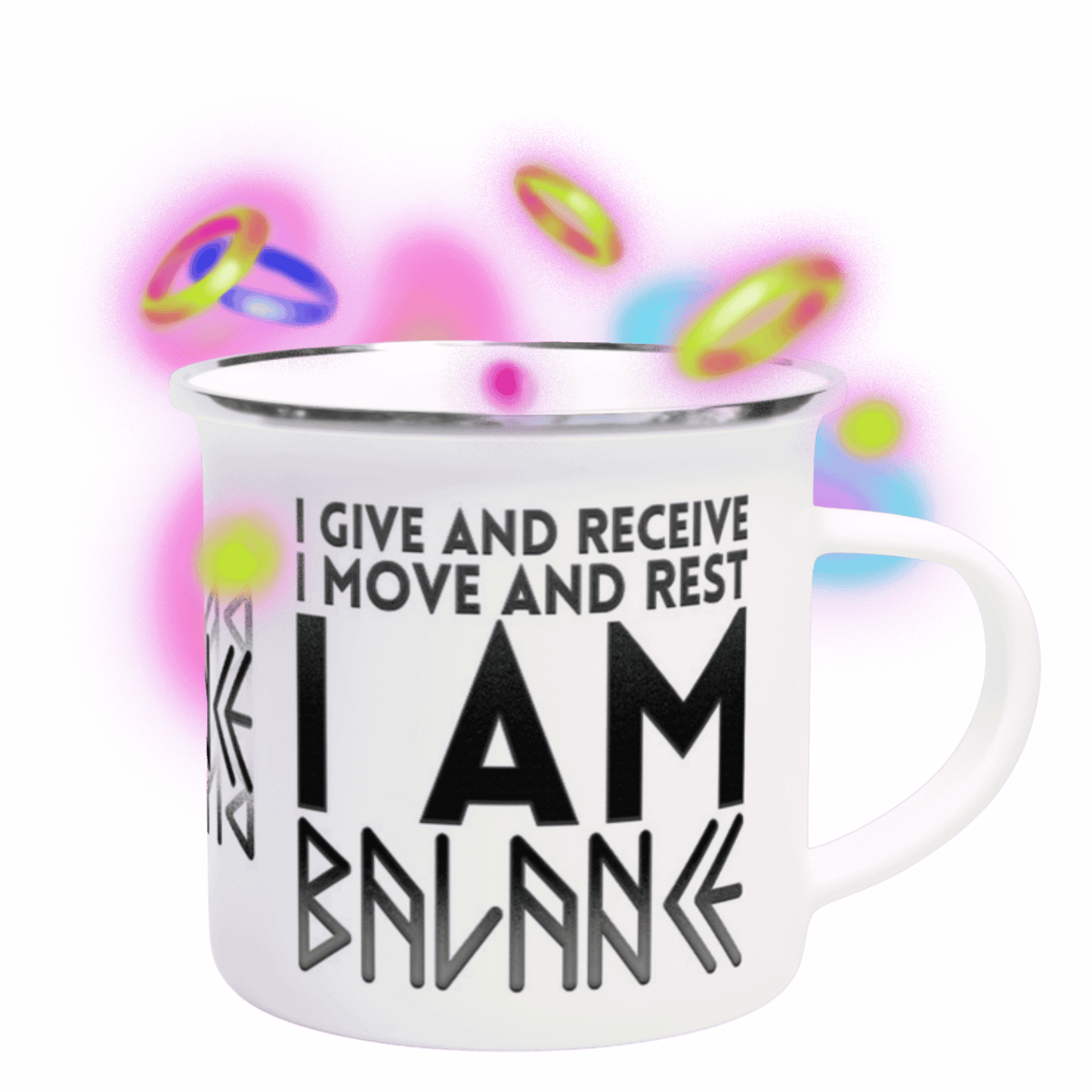 Balance - 12oz Enamel Mug