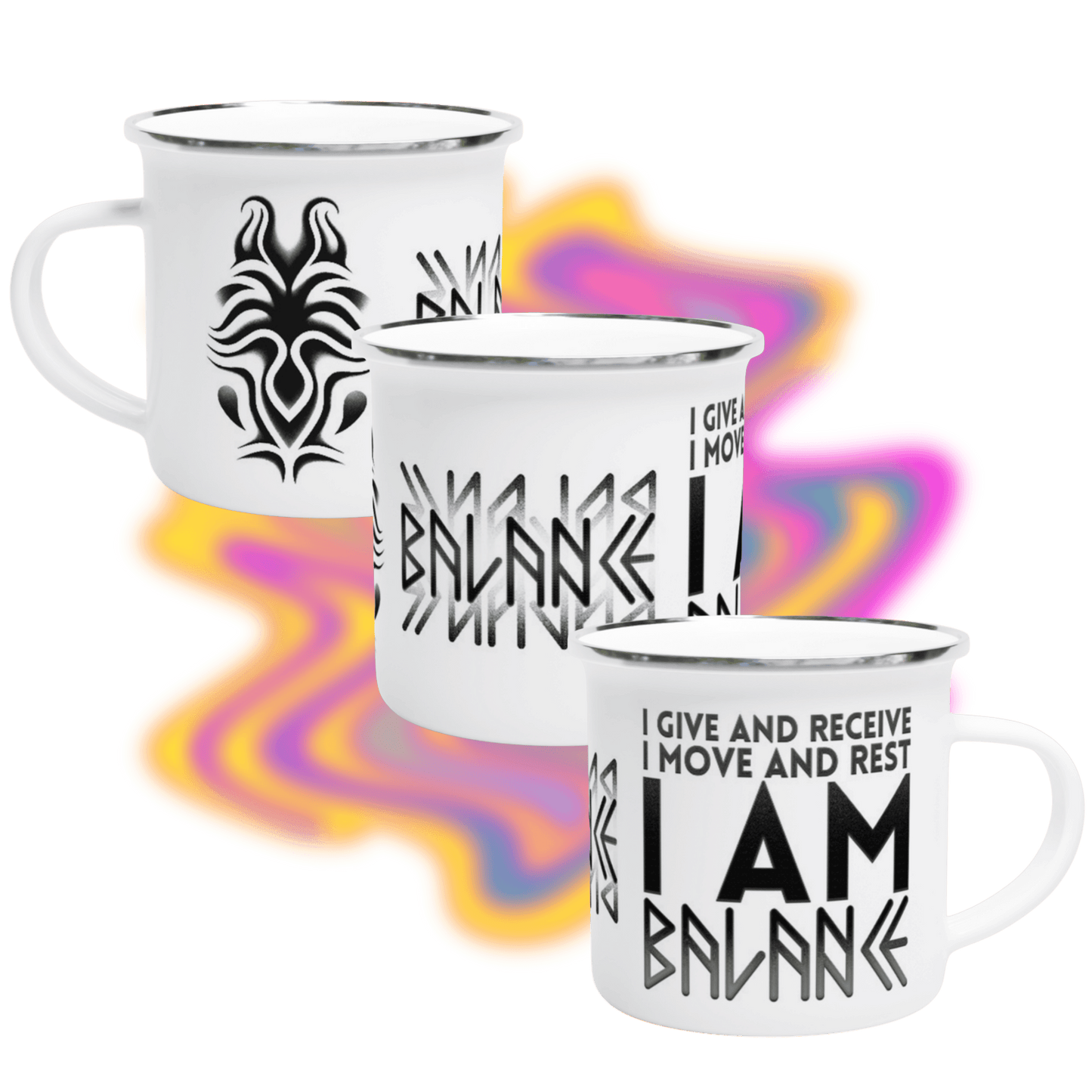 Balance - 12oz Enamel Mug