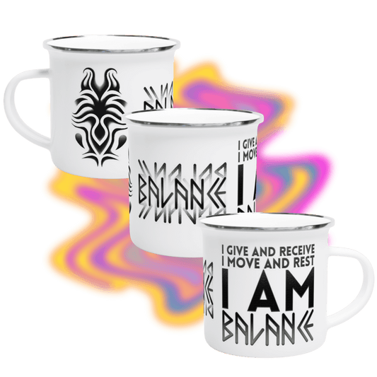 Balance - 12oz Enamel Mug