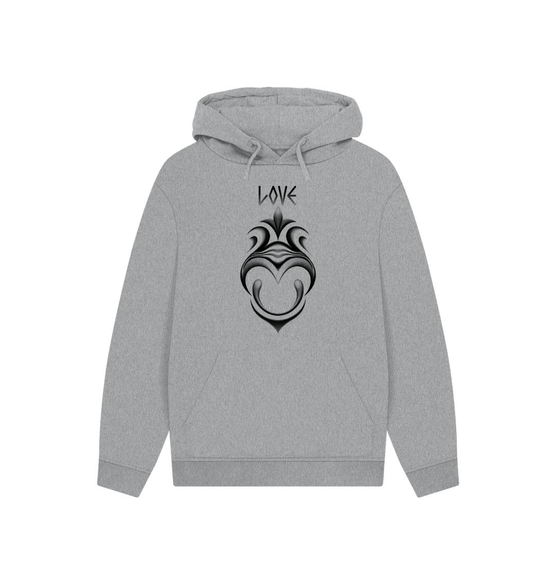 Athletic Grey \u201cLove\u201d Comfy Hoodie