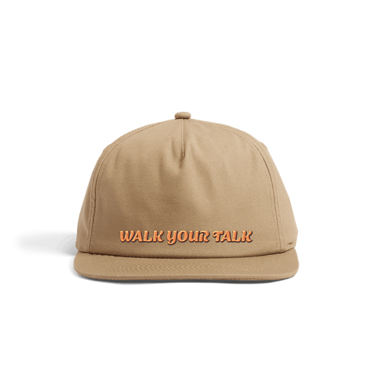 Desert Sand \"Walk Your Talk\" Statement Cap