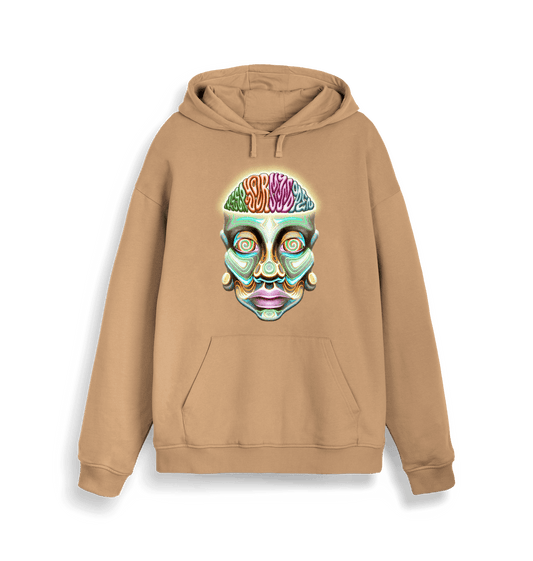 Latte \"Keep Your Mind Open\" Vibrant Hoodie