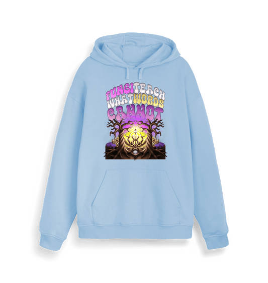 Blue Soul \"Fungi Teach What Words Cannot\" Vibrant Hoodie