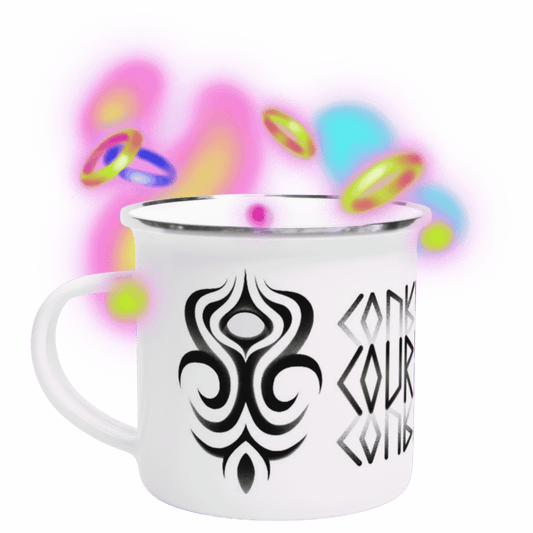 Courage - 12oz Enamel Mug