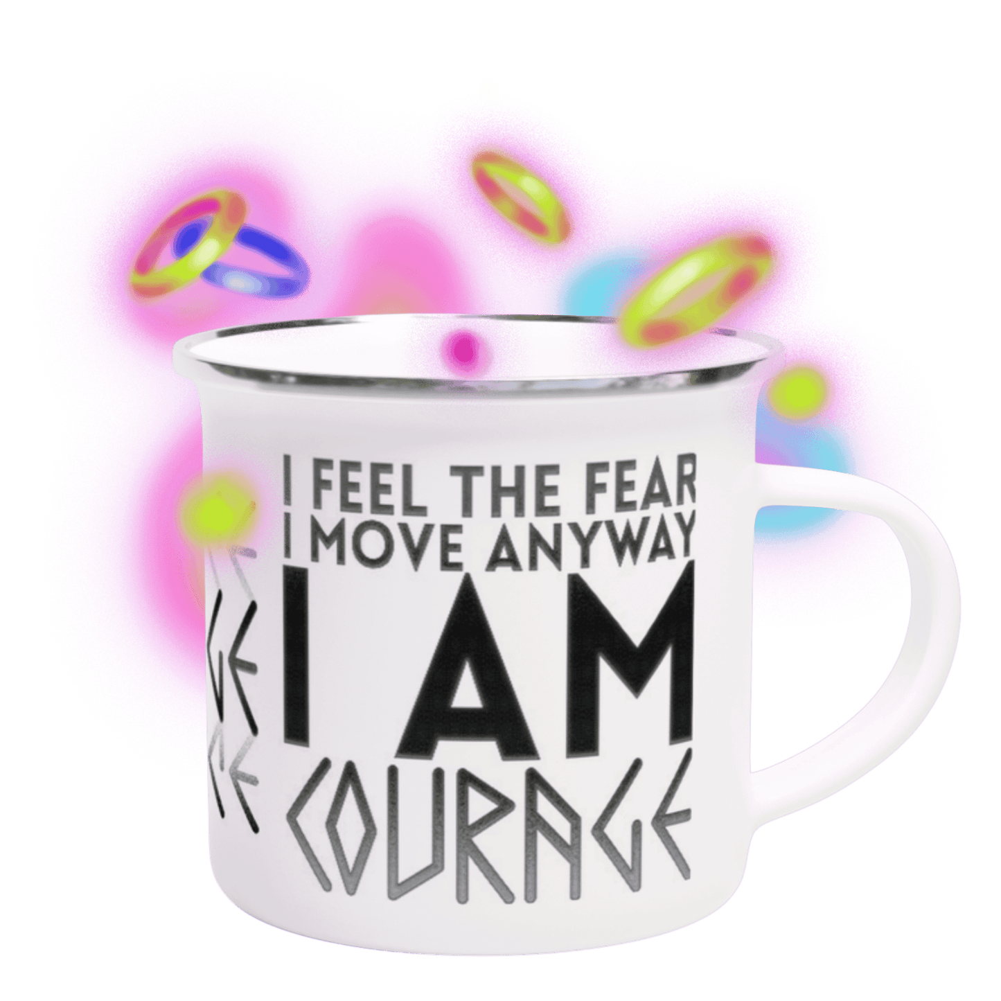 Courage - 12oz Enamel Mug