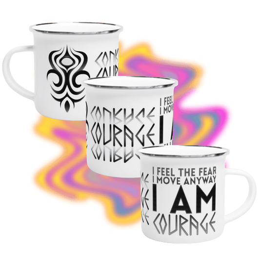 Courage - 12oz Enamel Mug