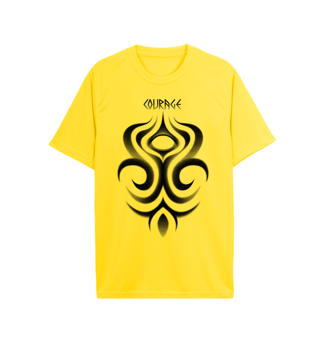 Sun Yellow \u201cCourage\u201d Dance Tee