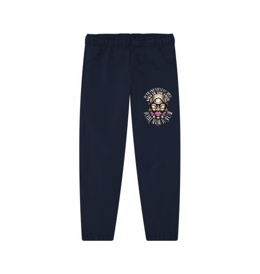 Navy \"Your True Face\" Joggers