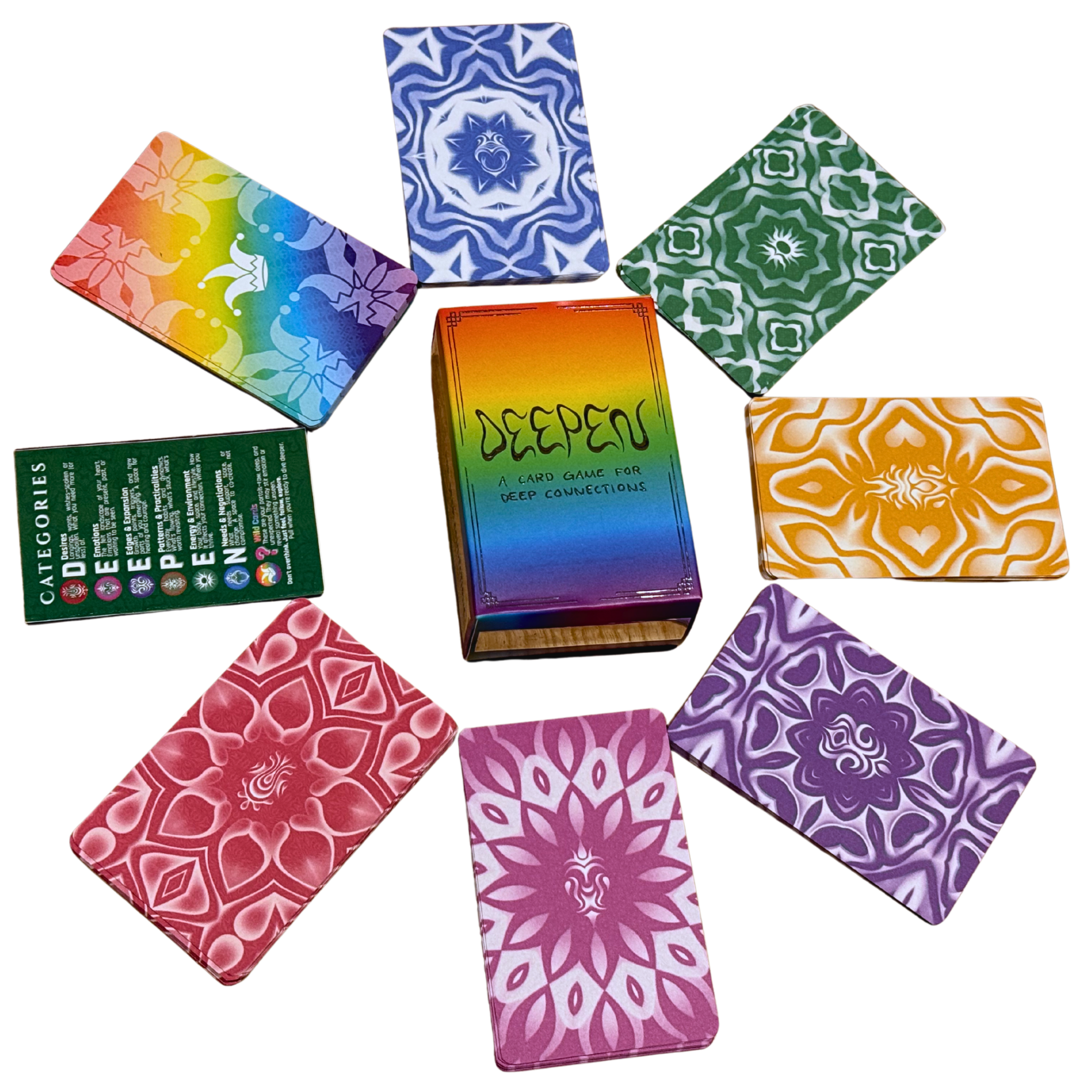 DEEPEN - A Card Game For Deep Connection - Sacred Statements DEEPEN - A Card Game For Deep Connection | High - quality spiritual apparel by Sacred Statements DEEPEN - A Card Game For Deep Connection – Sacred Statements