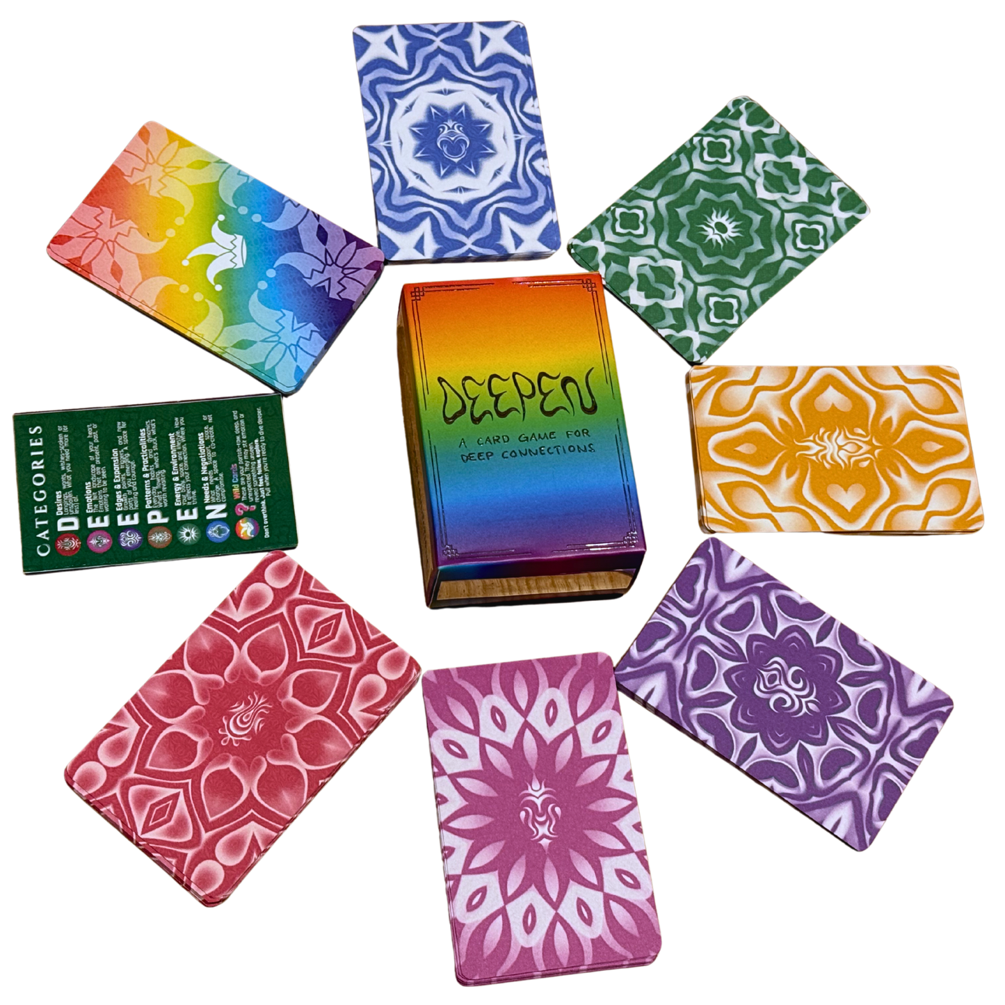 DEEPEN - A Card Game For Deep Connection - Sacred Statements DEEPEN - A Card Game For Deep Connection | High - quality spiritual apparel by Sacred Statements DEEPEN - A Card Game For Deep Connection – Sacred Statements