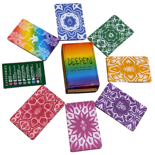 DEEPEN - A Card Game For Deep Connection - Sacred Statements DEEPEN - A Card Game For Deep Connection | High - quality spiritual apparel by Sacred Statements DEEPEN - A Card Game For Deep Connection – Sacred Statements