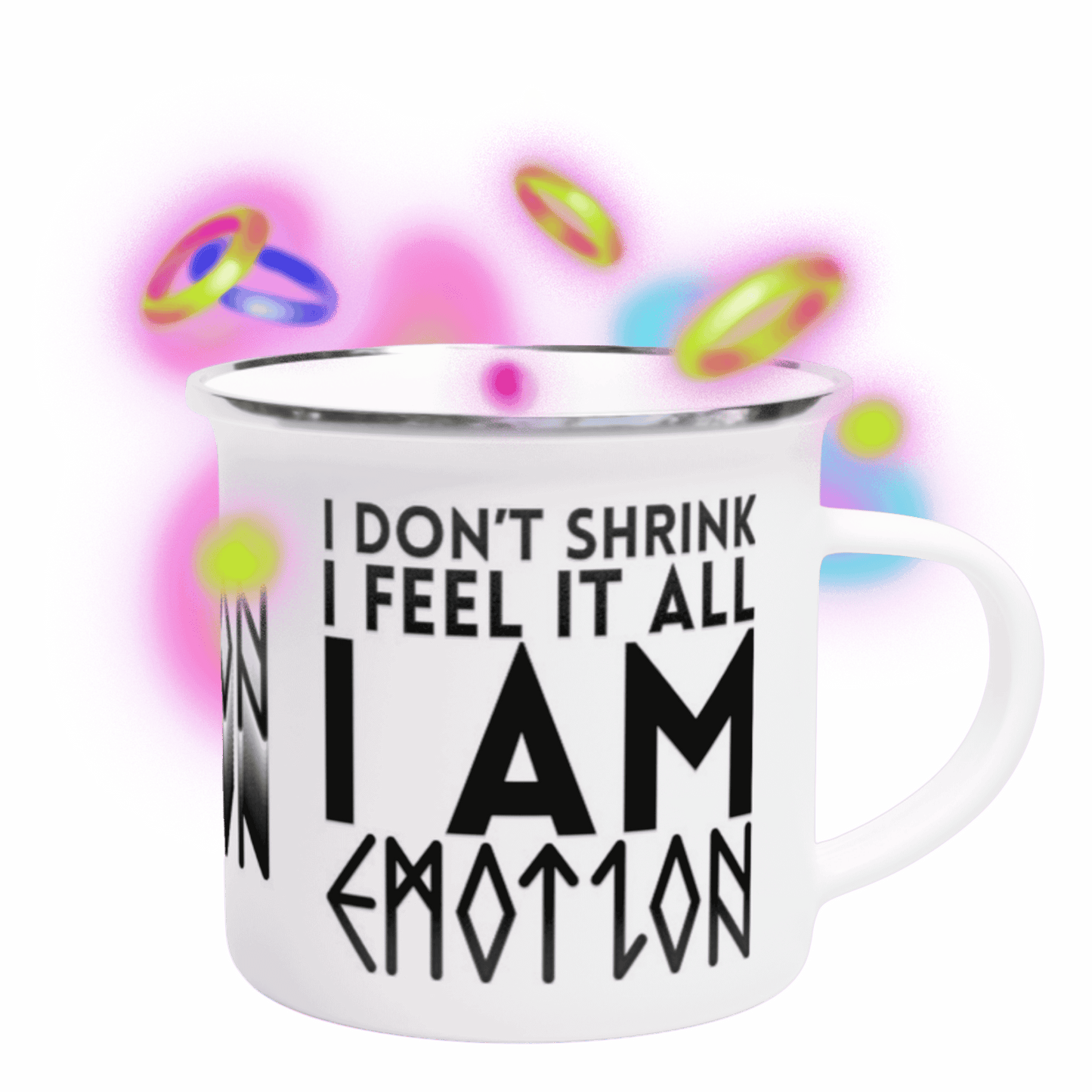 Emotion - 12oz Enamel Mug