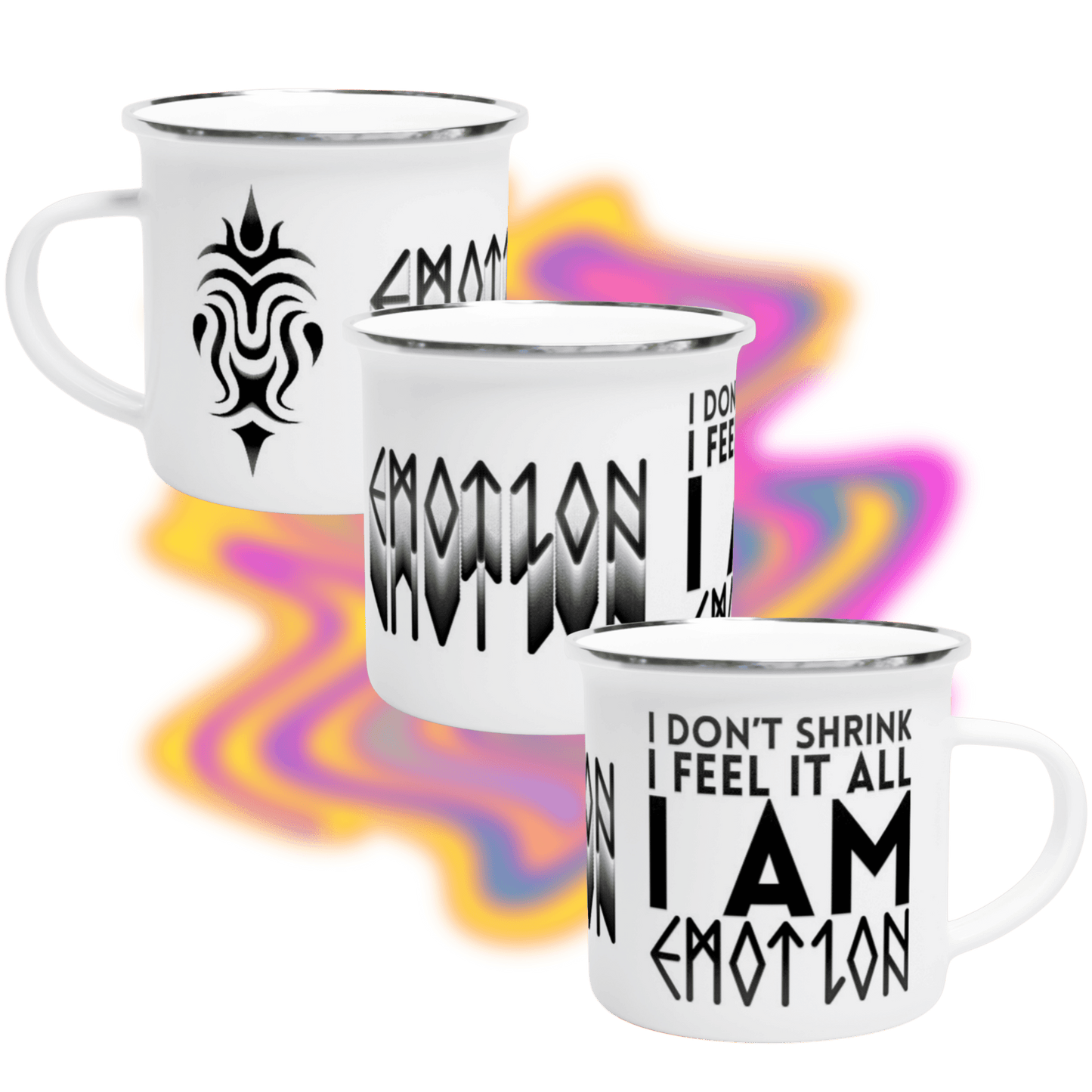 Emotion - 12oz Enamel Mug