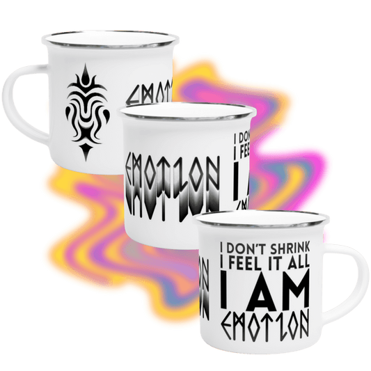 Emotion - 12oz Enamel Mug