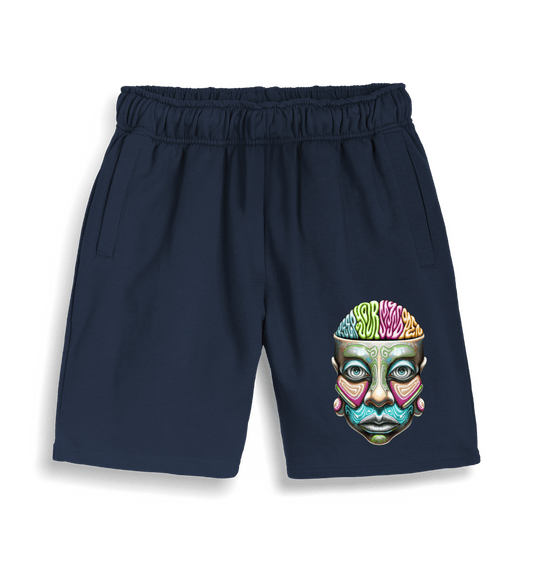 French Navy \"Keep Your Mind Open\" Comfy Shorts