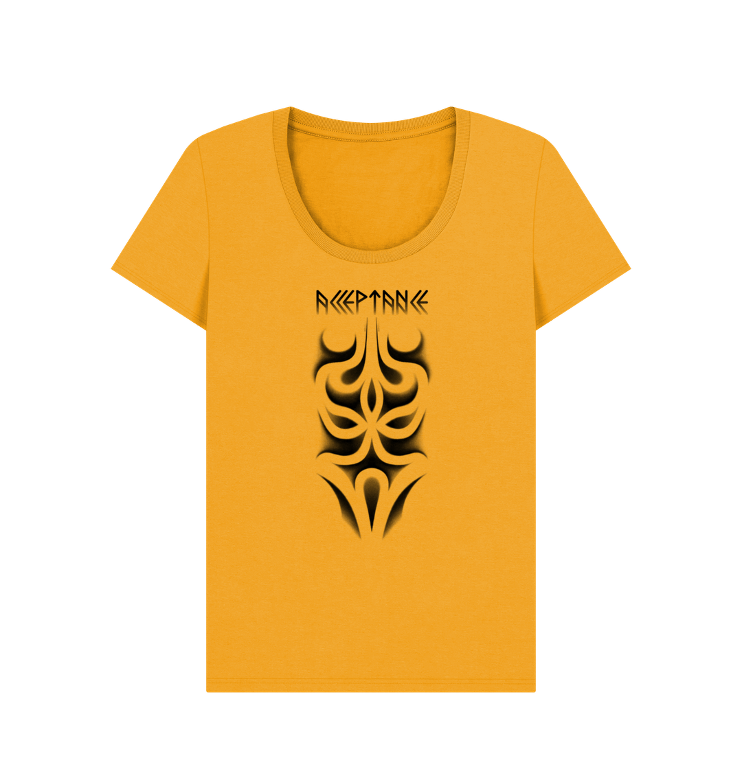 Mustard \u201cAcceptance\u201d Scoop Neck