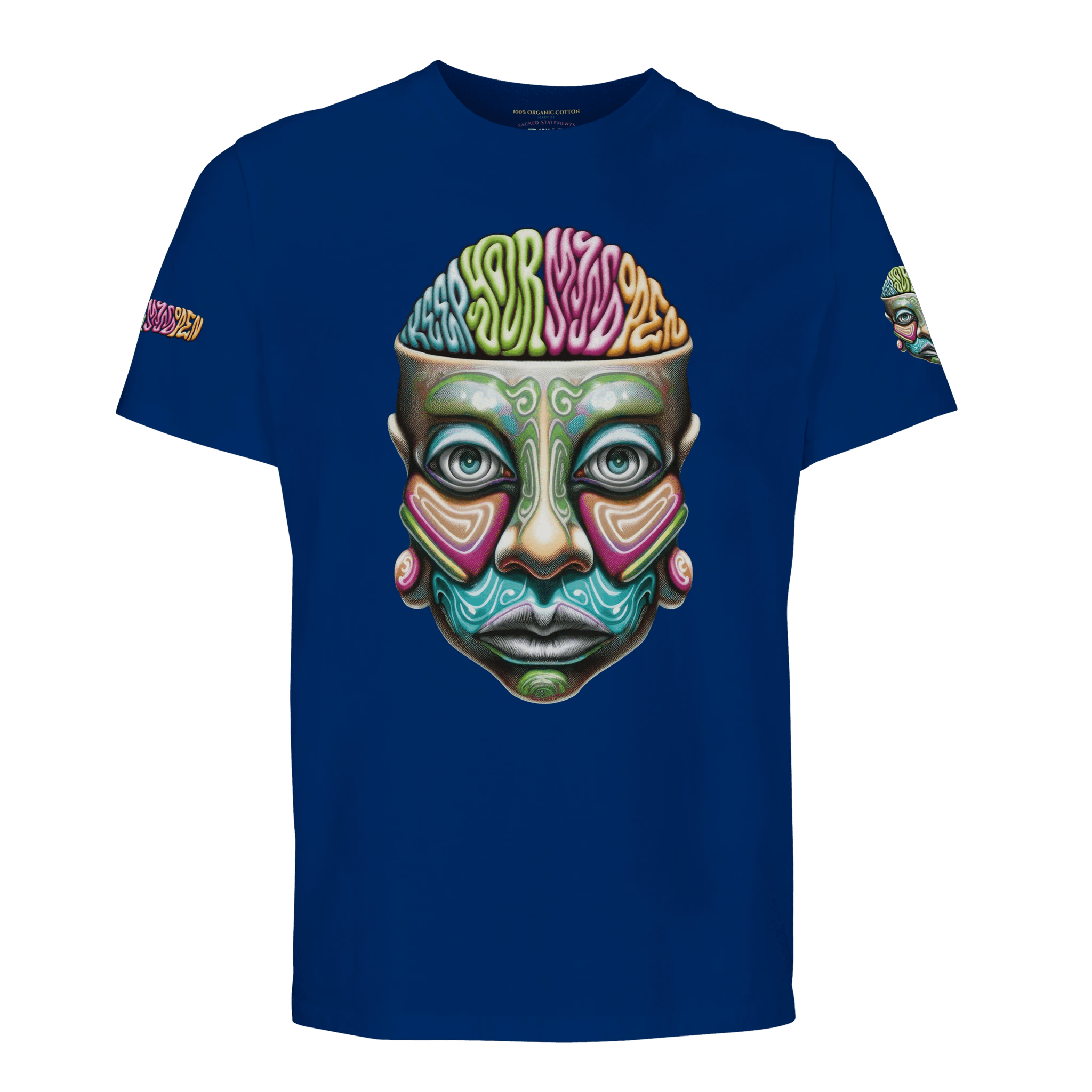 Keep Your Mind Open - Organic Unisex T-shirt - Sacred Statements Keep Your Mind Open - Organic Unisex T-shirt | High - quality spiritual apparel by Sacred Statements Keep Your Mind Open - Organic Unisex T-shirt Print Material – Sacred Statements