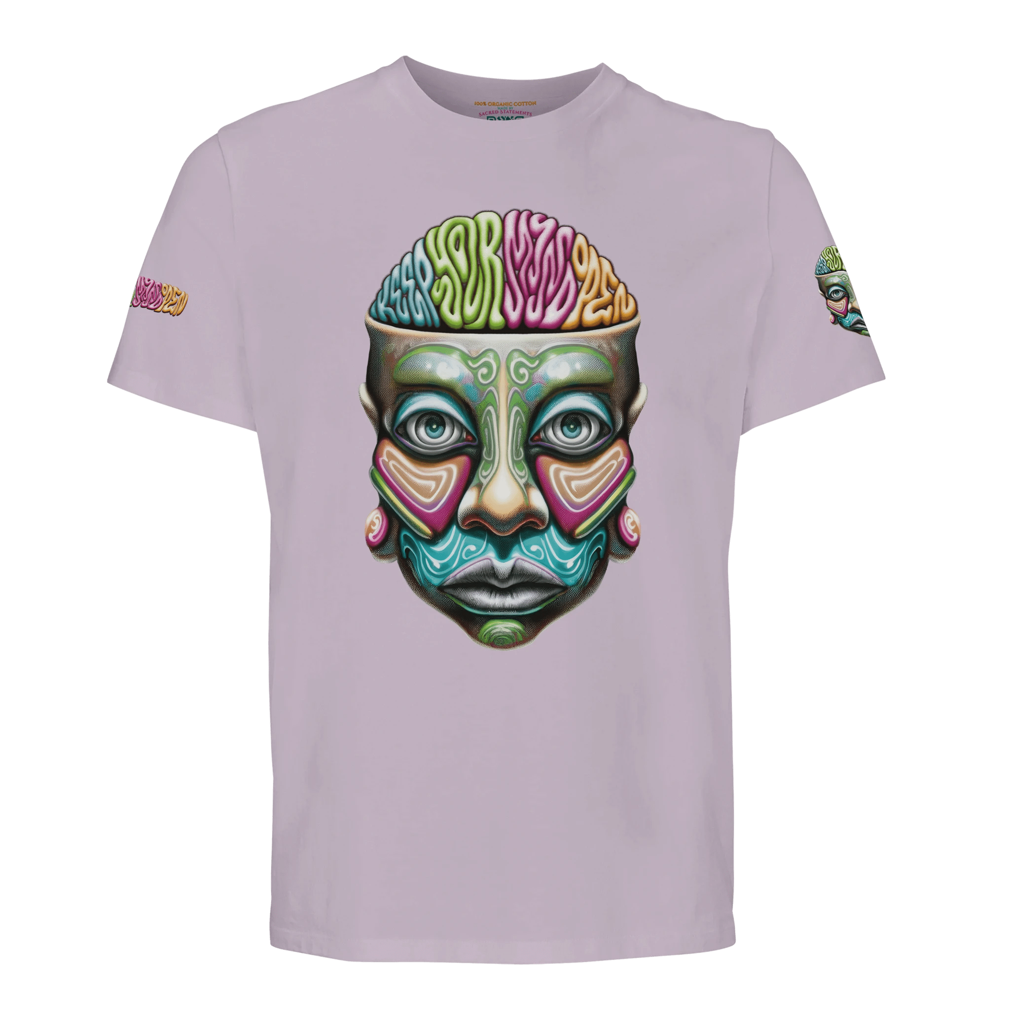 Keep Your Mind Open - Organic Unisex T-shirt - Sacred Statements Keep Your Mind Open - Organic Unisex T-shirt | High - quality spiritual apparel by Sacred Statements Keep Your Mind Open - Organic Unisex T-shirt Print Material – Sacred Statements