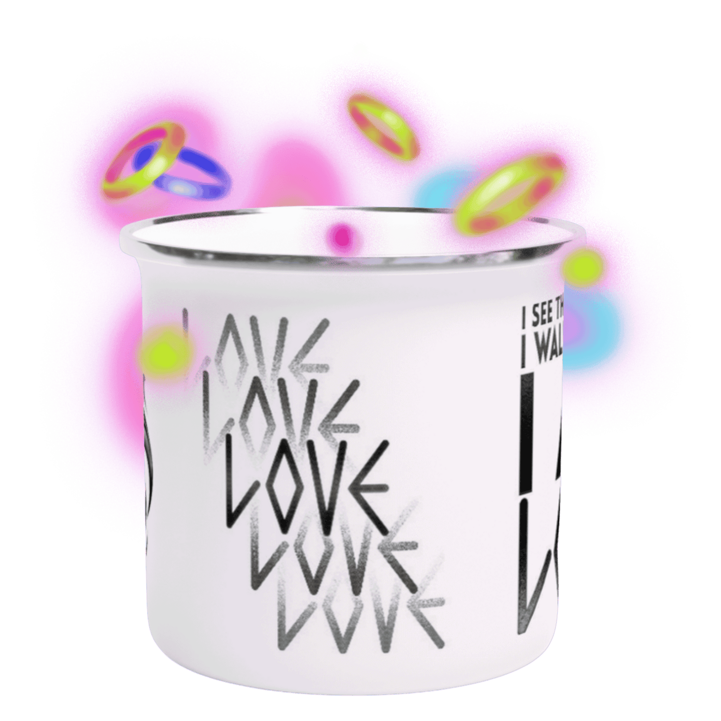 Love - 12oz Enamel Mug