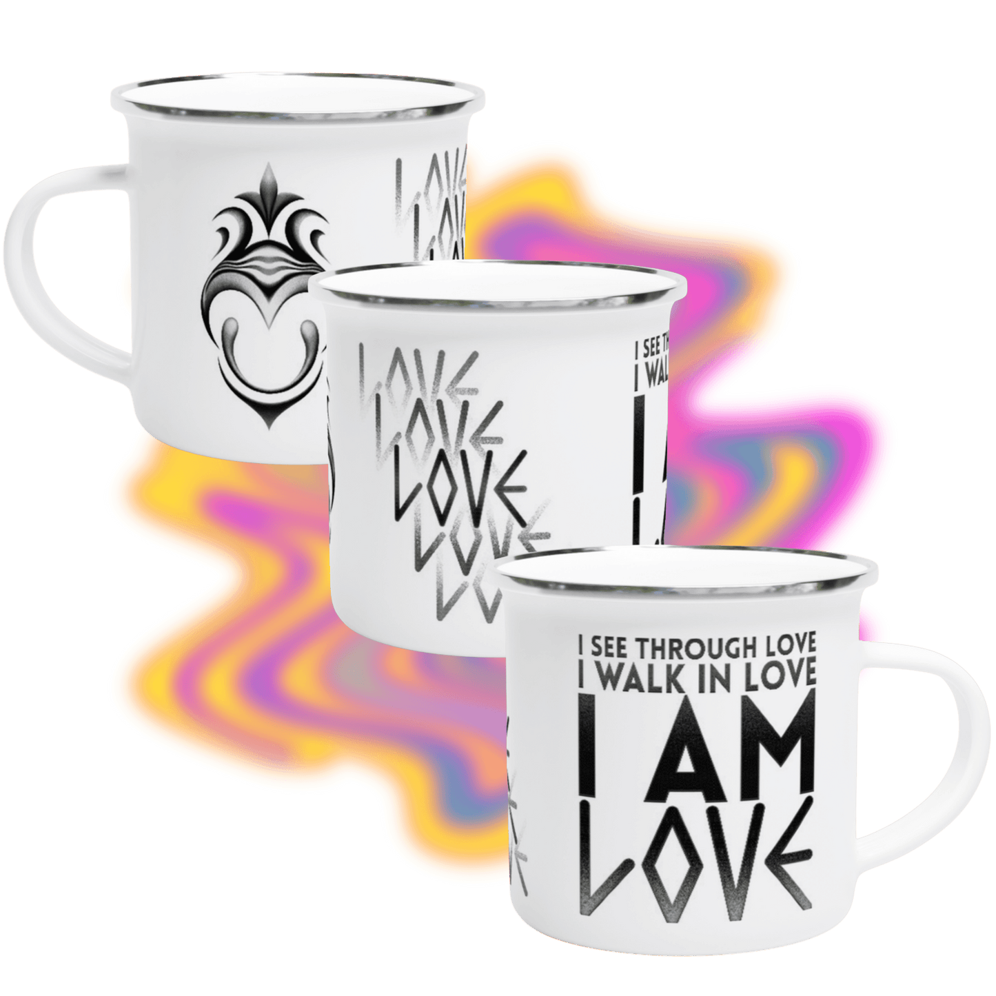 Love - 12oz Enamel Mug