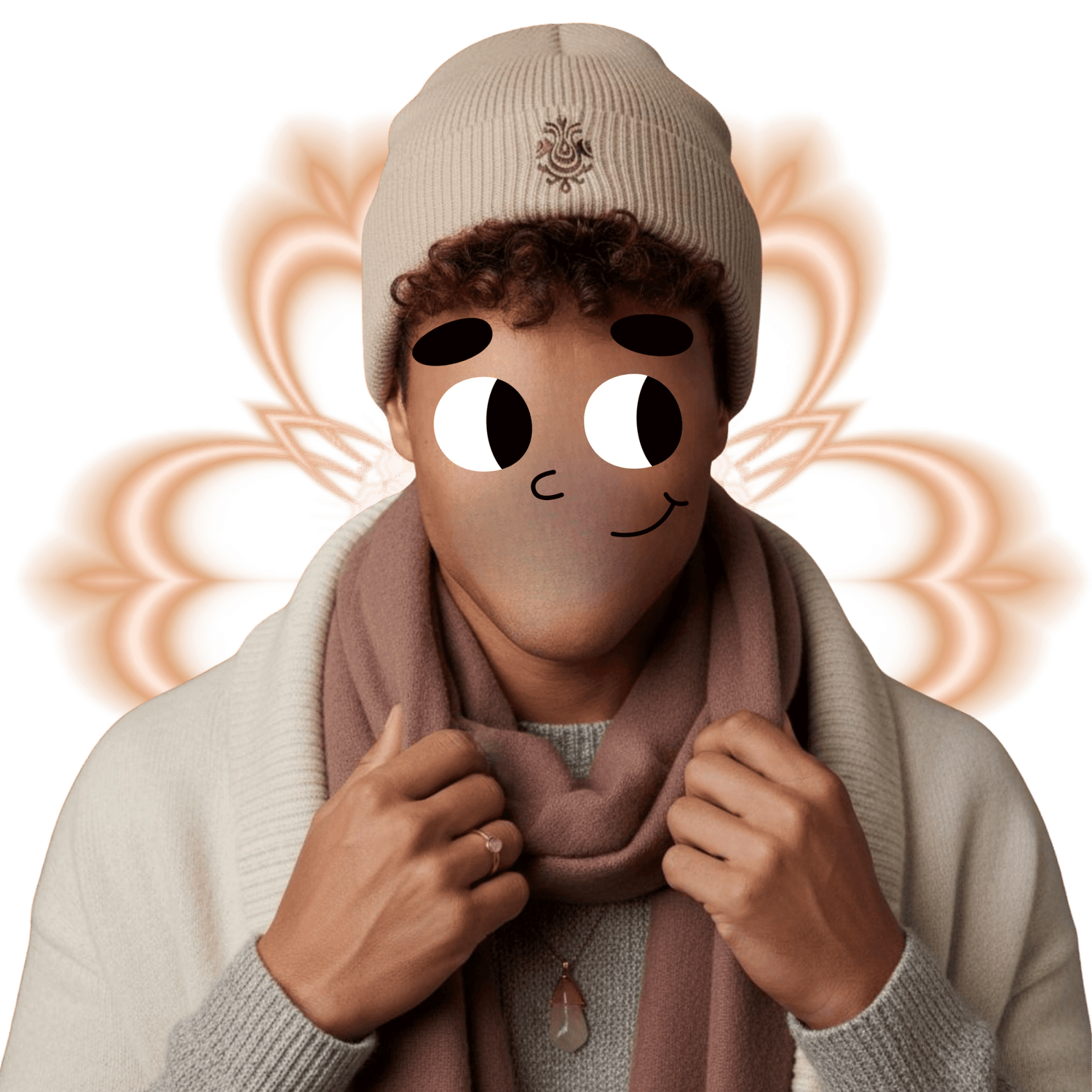 Pleasure - Organic Cotton Beanie - Sacred Statements Pleasure - Organic Cotton Beanie | High - quality spiritual apparel by Sacred Statements Pleasure - Organic Cotton Beanie Intentional Symbol – Sacred Statements