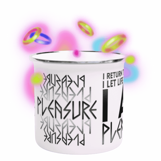 Pleasure - 12oz Enamel Mug
