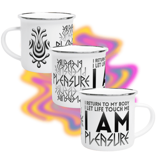 Pleasure - 12oz Enamel Mug